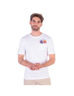 CAMISETA BLANCA CON BOLSILLO - LA VESPITA